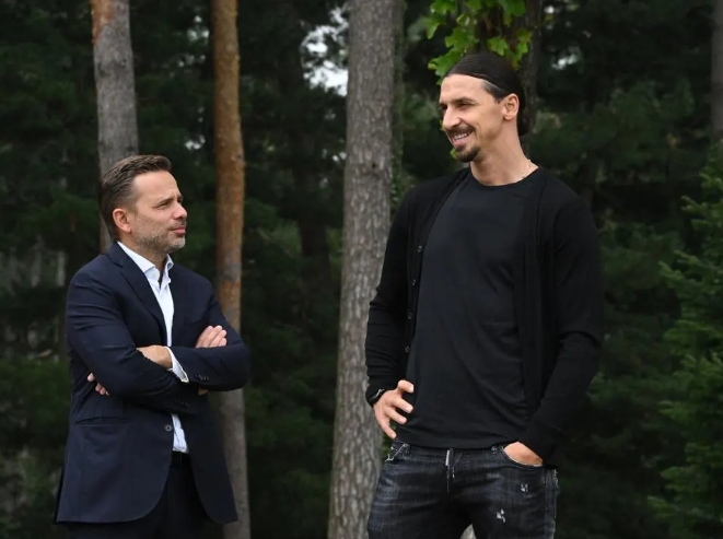 Zlatan Ibrahimović and Milan CEO