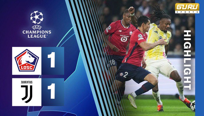 ผลบอล ลีลล์ พบ ยูเวนตุส 1-1 (6/11/2024) ไฮไลท์การแข่งขัน