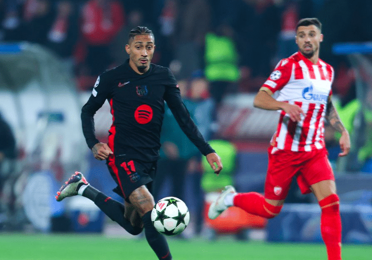 ผลบอล เซอร์เวน่า ซเวซด้า พบ บาร์เซโลน่า 2-5 (6/11/2024) ไฮไลท์การแข่งขัน