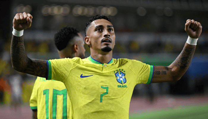 ราฟินญ่า แนวรุกทีมชาติบราซิล