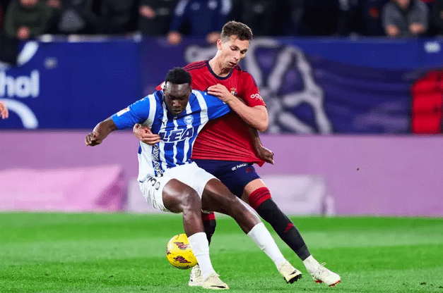 ผลบอล โอซาซูน่า พบ เดปอร์ติโบ อลาเบส 2-2