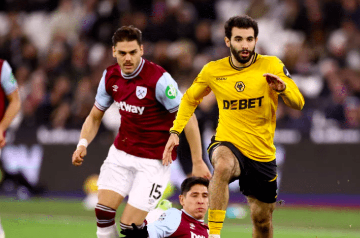 ผลบอล เวสต์แฮม พบ วูล์ฟแฮมป์ตัน 2-1