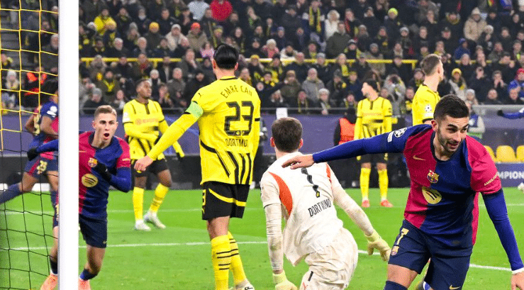 ผลบอล ดอร์ทมุนด์ พบ บาร์เซโลน่า 2-3 (12/12/2024) ไฮไลท์การแข่งขัน