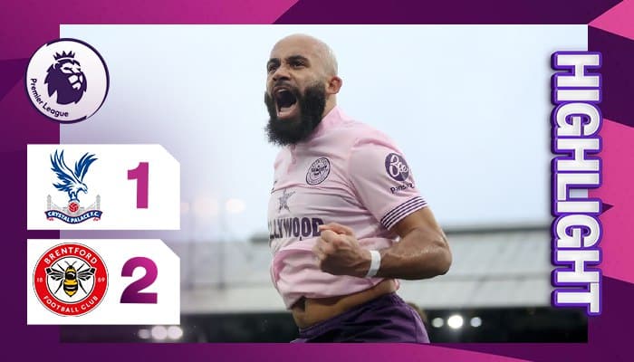 ผลบอล คริสตัล พาเลซ พบ เบรนท์ฟอร์ด 1-2 (26/01/2025) ไฮไลท์การแข่งขัน 