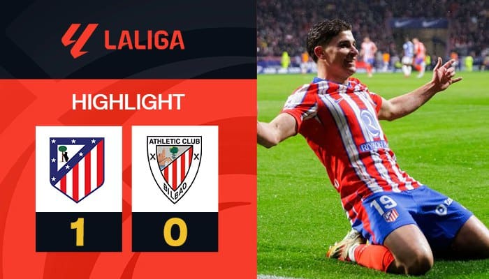ผลบอล แอตเลติโก มาดริด พบ แอธเลติก คลับ 1-0  (02/03/2025) ไฮไลท์การแข่งขัน