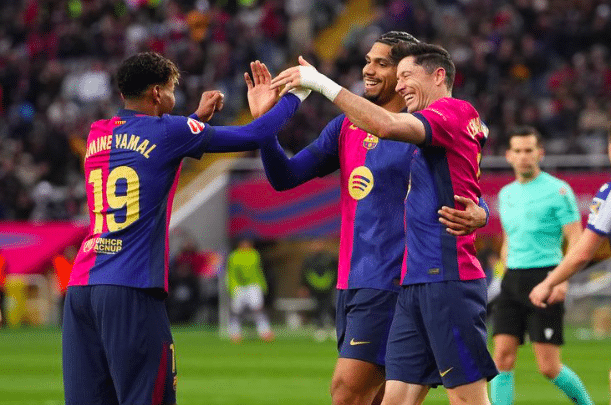 ผลบอล บาร์เซโลน่า พบ เรอัล โซเซียดาด 4-0