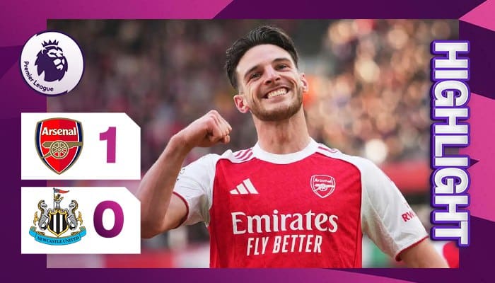 ผลบอล อาร์เซนอล พบ นิวคาสเซิ่ล 1-0 (18/05/2025) ไฮไลท์การแข่งขัน