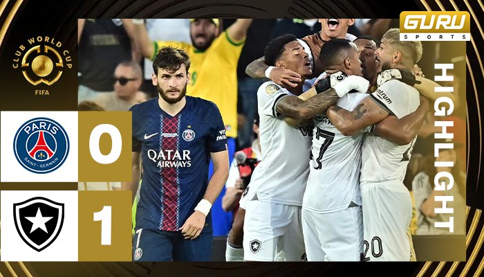 ผลบอล เปแอ็สเฌ พบ โบตาโฟโก้ 0-1 (20/06/2025) ไฮไลท์การแข่งขัน ฟุตบอลชิงแชมป์สโมสรโลก 2025
