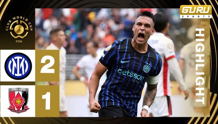 ผลบอล อินเตอร์ มิลาน พบ อุราวะ เรด ไดมอนด์ส 2-1 (22/06/2025) ไฮไลท์การแข่งขัน ฟุตบอลชิงแชมป์สโมสรโลก 2025