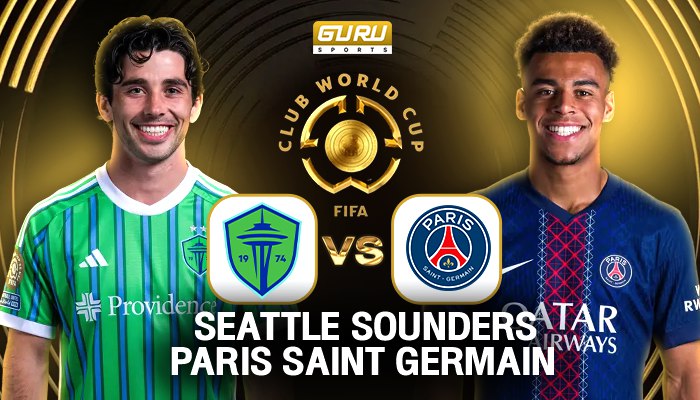 วิเคราะห์บอล ฟุตบอลชิงแชมป์สโมสรโลก 2025 ก่อนเกม ซีแอตเทิล ซาวน์เดอร์ส พบ ปารีส แซงต์ แชร์กแมง (24/06/2025) 