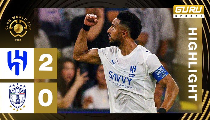 ผลบอล อัล ฮิลาล พบกับ ปาชูกา 2-0 (27/06/2025) ไฮไลท์การแข่งขัน ฟุตบอลชิงแชมป์สโมสรโลก 2025