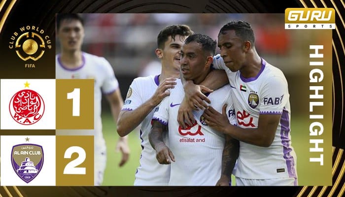 ผลบอล วีแดด คาซาบลังกา พบ อัล ไอน์ 1-2 (27/06/2025) ไฮไลท์การแข่งขัน ฟุตบอลชิงแชมป์สโมสรโลก 2025