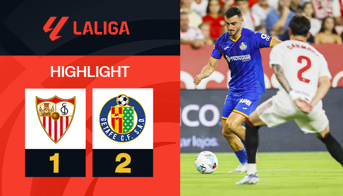 ผลบอล เซบีย่า พบ เกตาเฟ่ 1-2 (26/08/2025) ไฮไลท์การแข่งขัน ลาลีกา 2025/2026