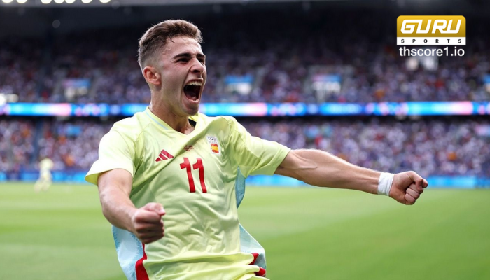 เฟร์มีน โลเปซ ดาวรุ่ง ทำแฮตทริกให้บาร์เซโลน่าถล่มโอลิมเปียกอส