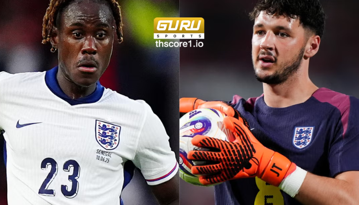 ทีมชาติอังกฤษ ได้ ชาโลบาห์ และ แทร็ฟฟอร์ด จากการถอนตัวของ กอร์ดอน และ โป๊ป