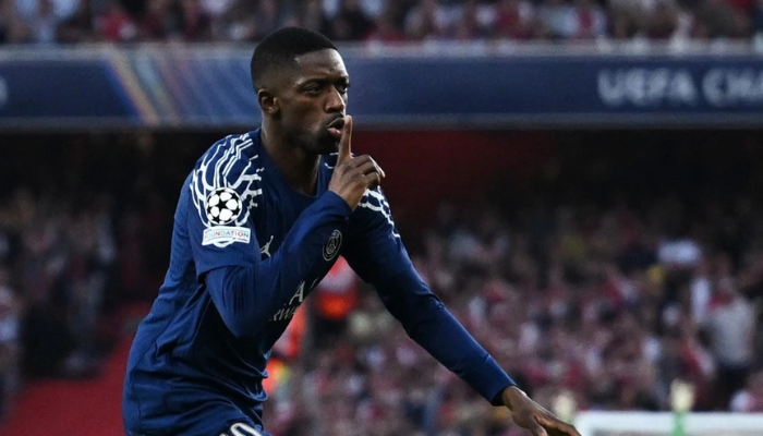 อุสมาน เดมเบเล่ ส่อพลาดบิ๊กแมตช์ เปแอสเช ดวล บาเยิร์น หลังเจ็บต้นขา