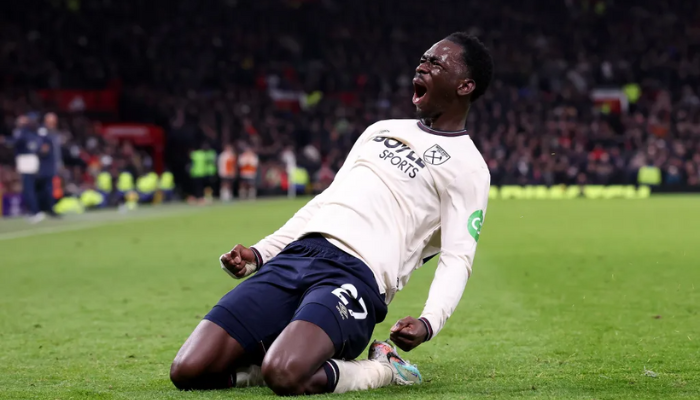 ซุนกูตู มากาสซ่า ทำประตูแรกให้เวสต์แฮม แบ่งแต้มแมนฯ ยูไนเต็ด 1-1