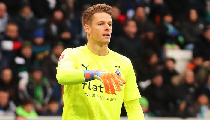 โยนาส ออมลิน ผู้รักษาประตูจากมึนเช่นกลัดบัค ถูก ไบเออร์ เลเวอร์คูเซ่นยืมตัว