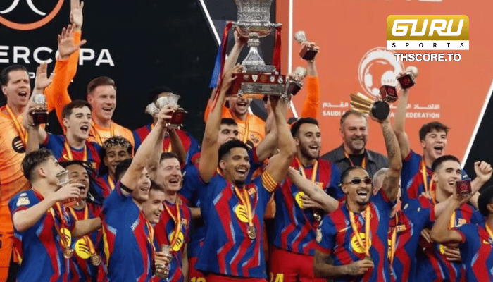 ราฟินญ่า ดาวเตะบราซิเลียน ระเบิดฟอร์มเก่งเหมาคนเดียวสองประตู คว้าแชมป์ซูเปอร์คัพ 2026