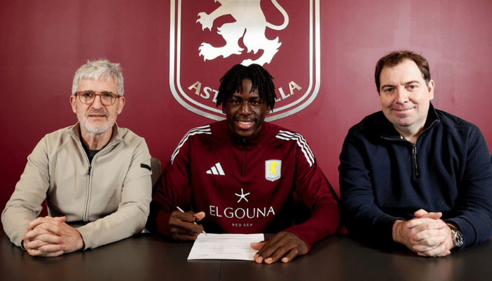 แอสตัน วิลล่า คว้า ไบรอัน มาดโจ ดาวรุ่งเม็ตซ์