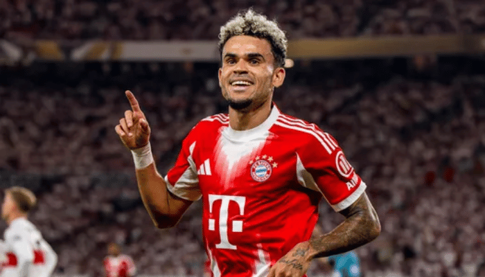 หลุยส์ ดีอาซ ของสโมสร บาเยิร์น มิวนิค